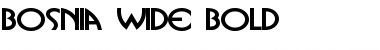 Download Bosnia Wide Bold Font Title Preview