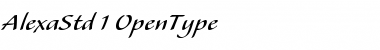Download Alexa Std Regular Font Title Preview