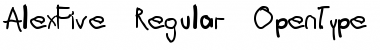 Download AlexFive Regular Font Title Preview