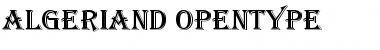 Download Algerian D Regular Font Title Preview