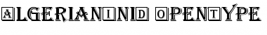Download Algerian Initials D Regular Font Title Preview