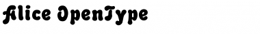 Download Alice Regular Font Title Preview