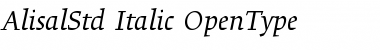 Download Alisal Std Italic Font Title Preview