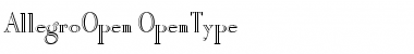 Download AllegroOpen Regular Font Title Preview