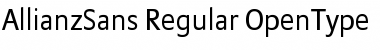 Download AllianzSans Regular Font Title Preview