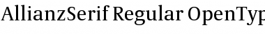 Download AllianzSerif Regular Font Title Preview