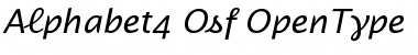 Download Alphabet4 Osf Font Title Preview