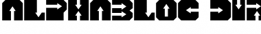 Download AlphaBloc Direct Font Title Preview