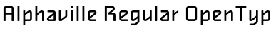 Download Alphaville Regular Font Title Preview