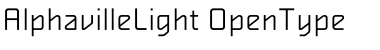 Download AlphavilleLight Regular Font Title Preview