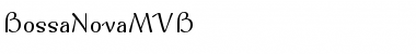 Download BossaNovaMVB Roman Font Title Preview