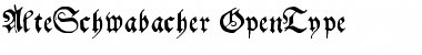 Download Alte Schwabacher Regular Font Title Preview