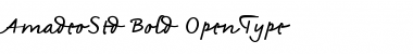 Download Amadeo Std Bold Font Title Preview
