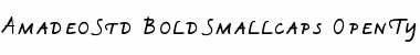 Download Amadeo Std Bold Small Caps Font Title Preview
