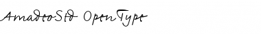 Download Amadeo Std Regular Font Title Preview