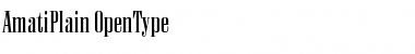 Download Amati .. Plain Font Title Preview