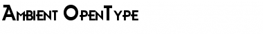 Download Ambient Regular Font Title Preview