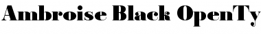 Download Ambroise Black Font Title Preview