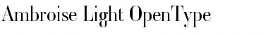 Download Ambroise Light Font Title Preview