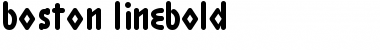 Download Boston LineBold Regular Font Title Preview