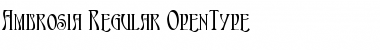 Download Ambrosia Regular Font Title Preview
