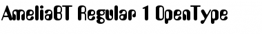 Download Amelia Regular Font Title Preview