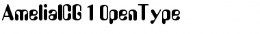 Download AmeliaICG Regular Font Title Preview