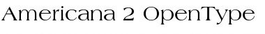 Download Americana Regular Font Title Preview