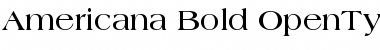 Download Americana Bold Font Title Preview