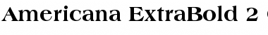 Download Americana Extra Bold Font Title Preview
