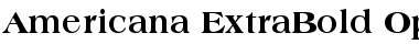 Download Americana Extra Bold Font Title Preview