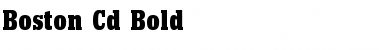 Download Boston-Cd Bold Font Title Preview