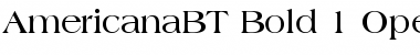 Download Americana Bold Font Title Preview