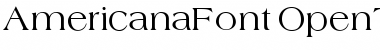 Download Americana Font Font Title Preview