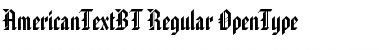 Download American Text Regular Font Title Preview