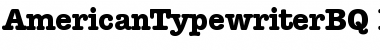 Download American Typewriter BQ Regular Font Title Preview