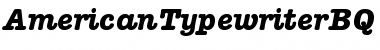 Download American Typewriter BQ Regular Font Title Preview