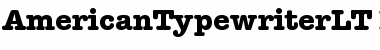 Download ITC American Typewriter LT Bold Font Title Preview