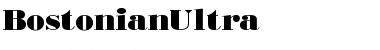 Download BostonianUltra Regular Font Title Preview