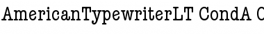 Download ITC American Typewriter LT Condensed Alternate Font Title Preview