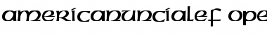 Download AmericanUncialEF Regular Font Title Preview