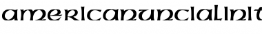 Download American UncialInitials Font Title Preview