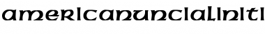 Download American UncialInitialsBold Font Title Preview
