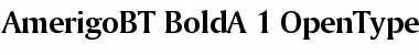 Download Bitstream Amerigo Bold Font Title Preview