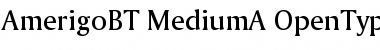 Download Bitstream Amerigo Medium Font Title Preview