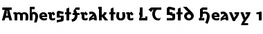 Download AmherstFraktur LT Std Heavy Regular Font Title Preview