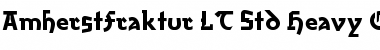 Download AmherstFraktur LT Std Heavy Regular Font Title Preview
