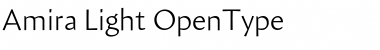 Download Amira Light Font Title Preview