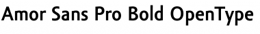 Download Amor Sans Pro Bold Font Title Preview