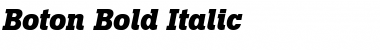 Download Boton Italic Font Title Preview